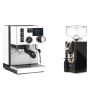 Rancilio Silvia BC PID, white + Eureka Mignon Turbo, CR black