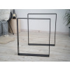 Treesome Železná Industrial Podnož Stolová Noha z Pásoviny 2ks Černá Rozměr: Š 60 x V 72 cm