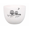 Nohel garden Obal na květník PURKYNĚ SOVA NATUR keramický matný d13x11cm