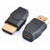 Adaptér PremiumCord micro HDMI typ D samica - HDMI typ A samec kphdma-26