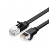 Ugreen 50187 flat patch, RJ45 Cat 6 UTP 1000 Mbps, 5m, černý