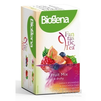 Biogena Fantastic Tea Fruit Mix 4 druhy po 5 vrecúšok, 1x20 ks