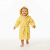 Dětský župan Dětský svět žlutý Lamový velikost 92 (Dětský župánek s kapucí, Dětský svět, žlutý Lamový velikost 92)
