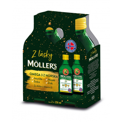 Mollers Omega 3 citron 2 x 250 ml