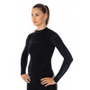 Dámske termo tričko Brubeck LS13100 black - XL