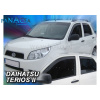 Deflektory - protiprievanové plexi Daihatsu Terios II 5D 2006 - 2013 (+zadné)