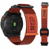 Športový opasok ACTIVE Strap oranžový pre Garmin Fenix 7X / 6X / 6X Pro