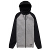 pánska mikina BURTON CROWN WEATHERPROOF FZ BLACK/GRAY HEATHER L + doprava zdarma