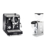 La Pavoni Cellini Classic, black + Rocket Espresso FAUSTINO 3.1, white
