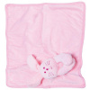 Karlie Mazlící dečka pro štěňata Vzor králíček Růžová 32cm