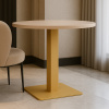 Interex design Stolová podnož PLEX / Zlatá 730 mm
