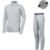 Dětský merino set SENSOR Bold šedý Velikost: 140, Barva: šedá