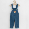 Dojčenské zahradníčky New Baby Luxury clothing Oliver modré 56 (1-2m) Modrá
