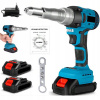 RUČNÁ ELEKTRICKÁ NITOVACIA PIŠTOĽ NA NITOVANIE 588 NM 2.4-5.0 MM 18V 2AKU