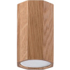 Sollux Lighting Zeke stropné svietidlo 1x40 W drevo SL.1033
