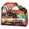 MONSTER JAM - zberateľský kovový model Monster Truck, Dragon set s doplnkami, 1:64
