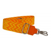 NovaKabelka.sk Látkový prídavný popruh tracolla 368 oranžová