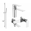 Vaňový set Mexen Zero DS70, chróm - 71103DS70-00