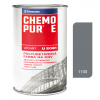 Chemopur E U2081 1100 šedá stredná - Vrchná polyuretánová farba na kov, betón, drevo 4l