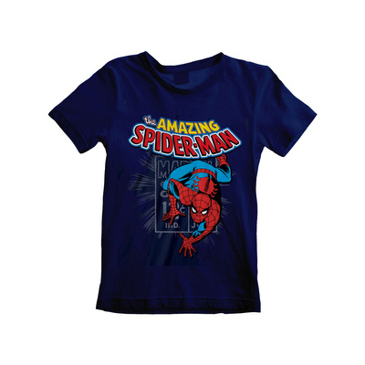 Dětské tričko Marvel|Spiderman: Amazing Spiderman (9-11 let) modrá bavlna