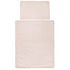 COTTON & SWEETS Perinka + vankúš s výplňou 50x65 Soft - Púdrovo ružová