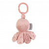 Nattou Chobotnička vibračná na C krúžku 20 cm Lapidou Dusty pink
