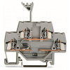 WAGO Svorka 280-941/281-491 pro moduly Dvoupatrová S 2 diodami 1N4007, šedá