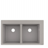 HansGrohe Drezy - Zabudovaný granitový drez S510-F770, betónová sivá 43316380