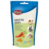 TRIXIE CARROT DROPS - mrkvové dropsy, pamlsek pro hlodavce,75 g