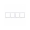 Rámik štvornásobný Simon 10 biely
