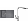 Set Sinks (dřez Perfecto 860 Titanium 72 + baterie Elka Chrom - lesklý) PE86072ELCL