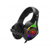 Connect IT Biohazard RGB herné slúchadlá s mikrofónom, 1xJack+USB - čierna 14545016