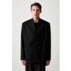 Kenzo Weave Kimono Tailored dvojradové sako vlnené pánske