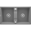 DEANTE ERIDAN granitový drez 86 x 50 cm, szary metalik ZQE_S203