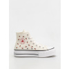 Converse Chuck Taylor All Star Lift Hi (egret/soft red/white) 39, biela