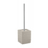Gedy QUADROTTO WC kefa na postavenie, tortora QU3366