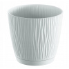 Kvetináč plast biely Prosperplast 18,8 cm x 18,8 x 17,5 cm