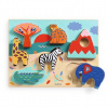 Djeco Wooden Puzzles Relief puzzles Savana Story uni