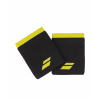 Tenisové potítko Babolat Logo Jumbo Wristband 5UA1262-2015 čierno-žlté - Barva černá/žlutá