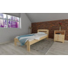 Postel z masivu borovice Šárka 90x200 cm - PŘÍRODNÍ + matrace Super-flex + rošt ZDARMA