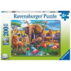 Ravensburger Zvieratá pri napájadle 200 XXL dielov