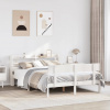 zahrada-XL Posteľ bez matraca biela 140x190 cm masívna borovica 3306612