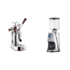La Pavoni Esperto Abile + Eureka Atom Specialty 75, chrome