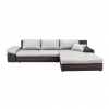Carryhome ROHOVÁ SEDACIA SÚPRAVA, textil, hnedá, béžová - Sedačky - 000553002726