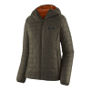 Patagonia Dámská bunda Nano Puff Fitz Roy Trout Hoody - Pine Needle Green, vel. M