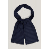 ŠÁL GANT PINSTRIPE LIGHTWEIGHT WOOL FOULARD NAVY