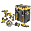 DeWALT Náradie - 11-dielna súprava AKU náradia, batérií a nabíjačky DCK500P3T