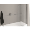 Santech Iris Comby vaňová zástena pravá 2-dielna 84x150 rám chróm sklo číre VZA2CO840P