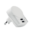 EURO USB CHARGER 2XA Nabíjačka, biela