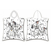 Jerry Fabrics Plážová osuška pončo 101 Dalmatians 03 50x115 cm